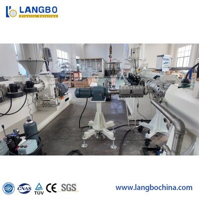 20-90mm PE HDPE PPR プラスチック給水・ガス・オイル供給パイプチューブ押出生産ライン 単軸押出機 パイプ製造機