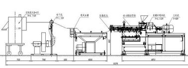 小型造粒機の双生児の押出機機械家の使用粒状化PPのPeの作成