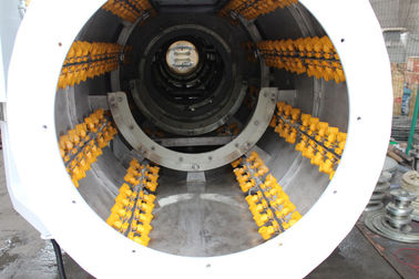 16 - Coの押出機を示す800mmのPEの管の放出ラインSJ30/25人種の壁