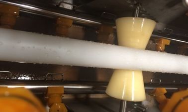 プラスチック管の生産のためにリサイクルされる自動放出ライン