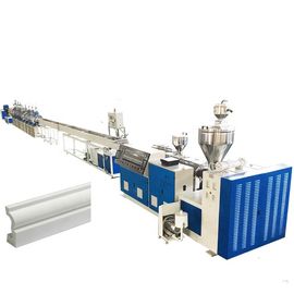プラスチックPSポリ塩化ビニールのプロフィールの生産ライン幅木の高性能の放出ライン