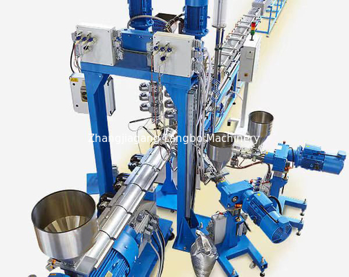 Coの放出PPRの管の生産ラインプラスチック2台の押出機