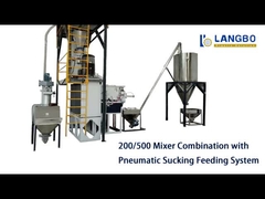 パネル製品ライン 柔軟なスピラルコンベヤー付きPVCミキサーマシン