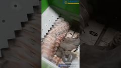 効率的なプラスチックリサイクル用シングルシャフトシュレッダー #シングルシャフトシュレッダー#プラスチック破砕